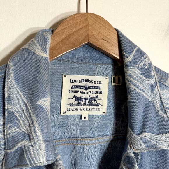 Levi's Made & Crafted Floral Embroidered Jean Jacket - Picture 3 of 6